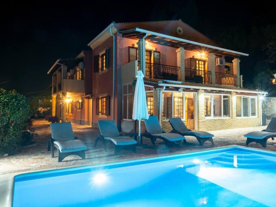 Poli House Family Villa W/ Pool Corfu  Buitenkant foto