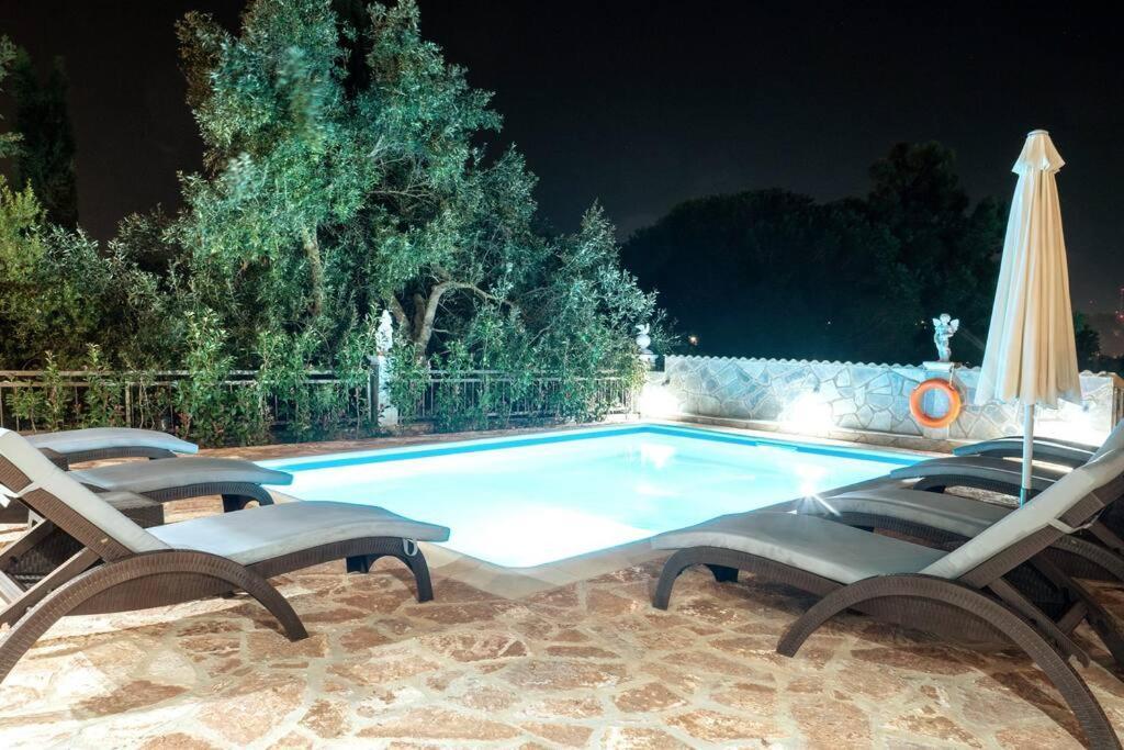 Poli House Family Villa W/ Pool Corfu  Buitenkant foto