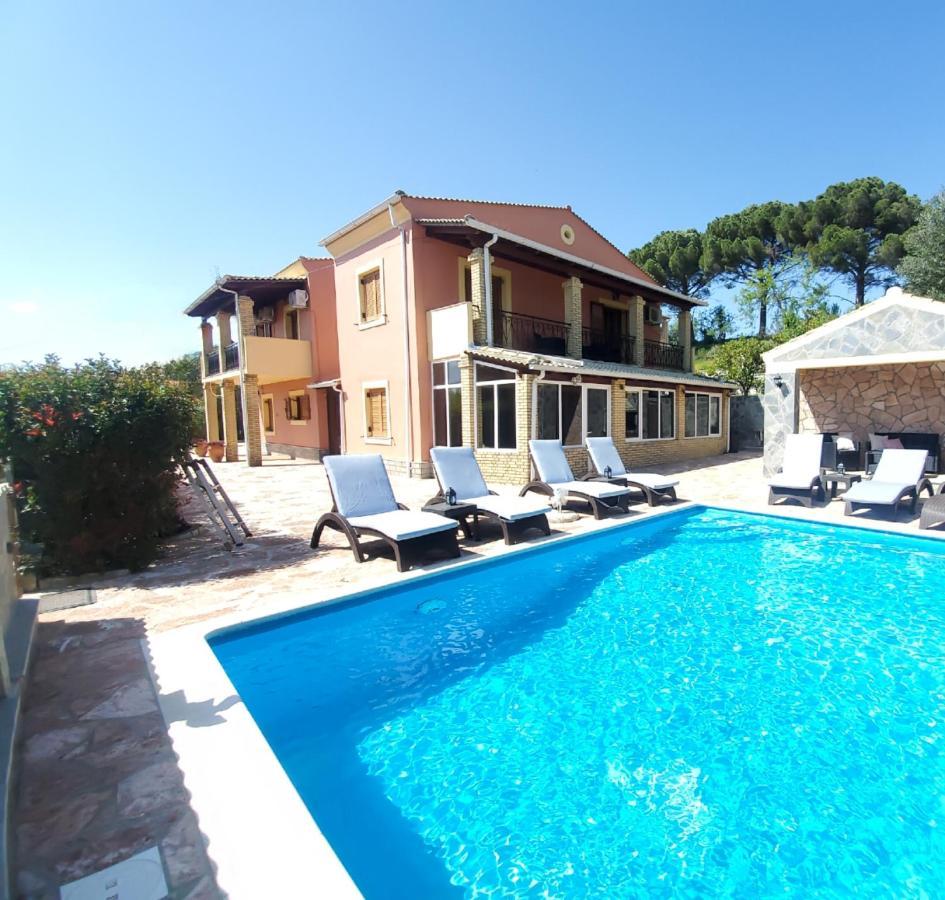 Poli House Family Villa W/ Pool Corfu  Buitenkant foto